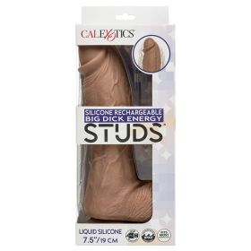 Silicone Rechargeable Big Dick Energy Studs (Option: Brown)