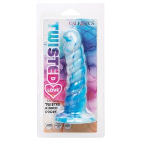 Twisted Love Twisted Ribbed Probe (Option: Blue)