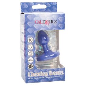 Cheeky Gems Rechargeable Vibrating Probe (Option: Blue Small)