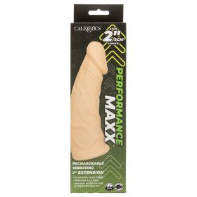 Performance Maxx Rechargeable Vibrating Extension (Option: Ivory 7")