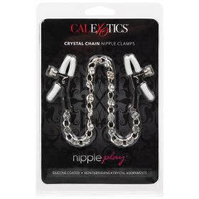 Nipple Play Crystal Chain Nipple Clamps (Option: )