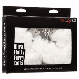 Ultra Fluffy Furry Cuffs (Option: White)