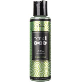 Sensuva Handi (Option: Pop Hand Job Massage GelGreen Apple 4.2oz)