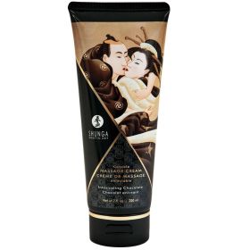 Shunga Kissable Massage Cream (Option: Intoxicating Chocolate 7oz)