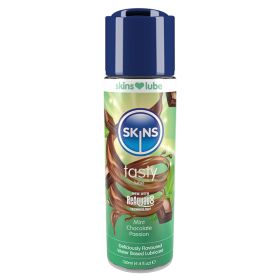 Skins Water Based Lubricant (Option: Mint Chocolate 4.4oz)