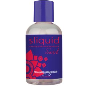 Sliquid Swirl Intimate Glide (Option: Strawberry Pomegranate 4.2oz)