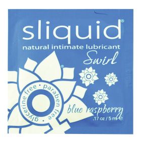 Sliquid Swirl Foil Packet (Option: Blue Raspberry .17oz)