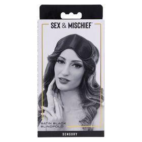 S&M Satin Blindfold (Option: Black)