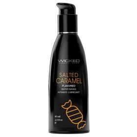 Wicked Aqua Flavored Lube (Option: Salted Caramel 2oz)