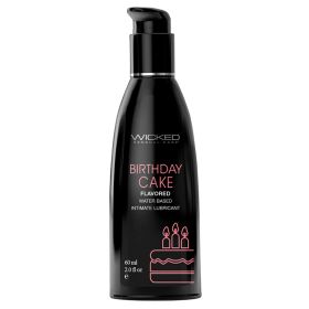 Wicked Aqua Flavored Lube (Option: Birthday Cake 2oz)