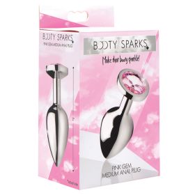 Booty Sparks Pink Gem Anal Plug (Option: Medium)