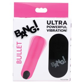 Bang Vibrating Bullet with Remote Control (Option: Pink)