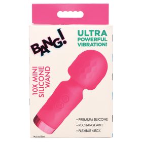 Bang 10X Mini Silicone Wand (Option: Pink)