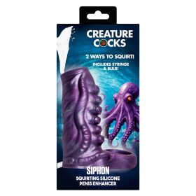 Creature Cocks Siphon Squirting Silicone Penis Enhancer (Option: Purple)