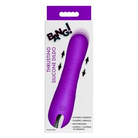 Bang! Thrusting Silicone Dildo (Option: Purple)
